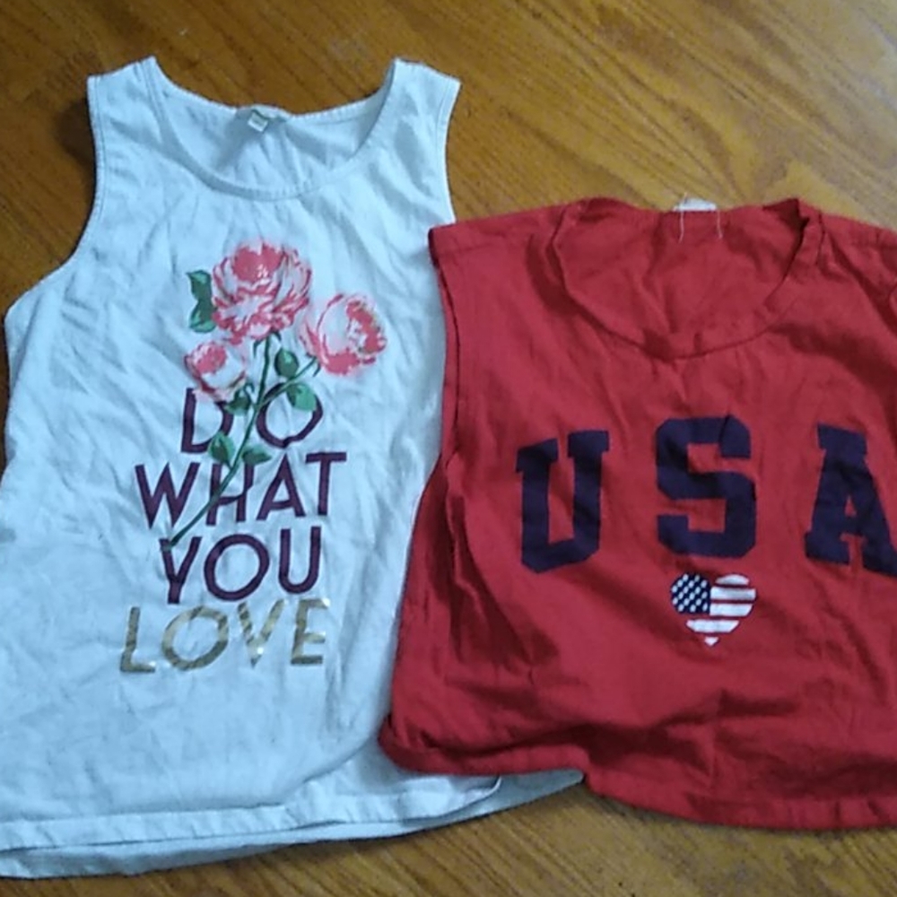 Set of 2 girls tanktops